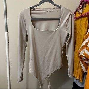 Abercrombie tan bodysuit